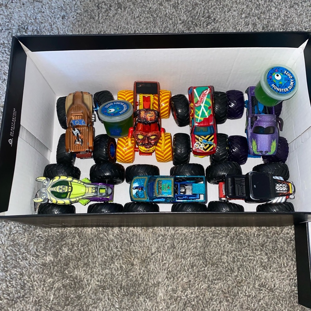 Monster truck toy box.